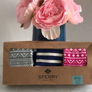 Brand new Sperry women’s knee high socks